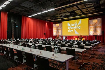 Veranstaltungsraum vom Local Branding Day 2024 im Kameha Grand in Bonn